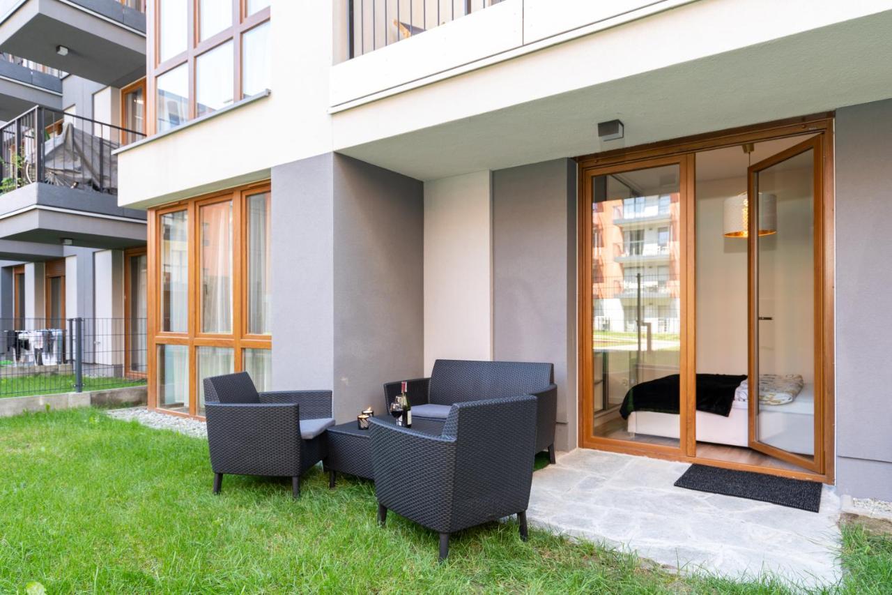 New Apartment, Private Patio Cracovia Esterno foto